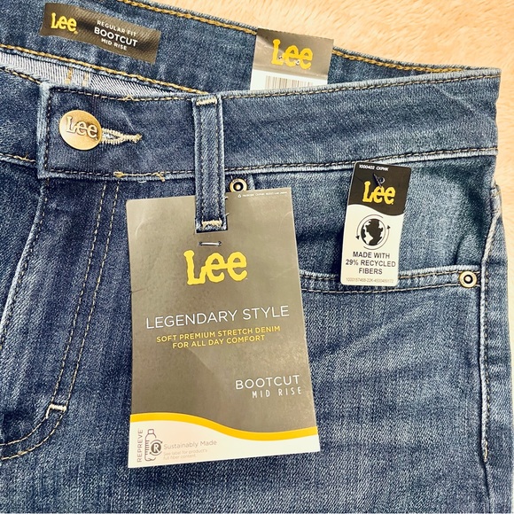 Lee Legendary Style Size 10 Long Bootcut Jeans. - Picture 6 of 15
